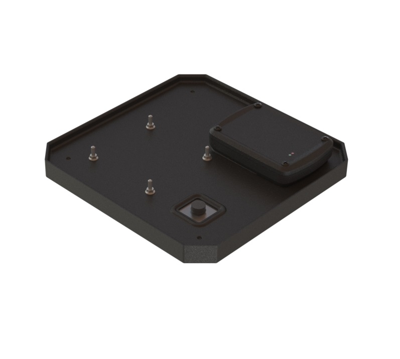 RFID система SAUK IoT-PRO, черный корпус, тыльная сторона